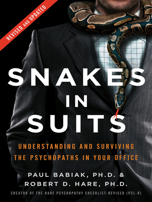 Cover image for Snakes in Suits, Revised Edition